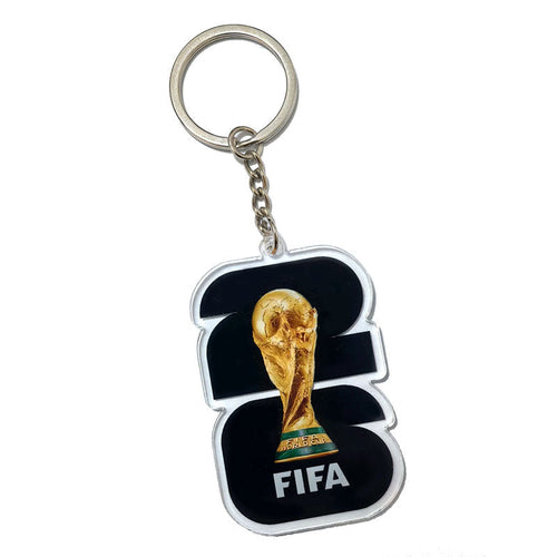 World Cup Mascots Moose, Sea Eagle, Jaguar Acrylic Keychain Pendant
